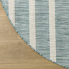 Nourison Positano POS03 Aqua Ivory Area Rug main image