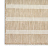 Nourison Positano POS03 Beige Ivory Area Rug Corner Image