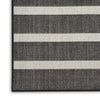 Nourison Positano POS03 Black Ivory Area Rug Corner Image