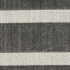 Nourison Positano POS03 Black Ivory Area Rug Corner Image