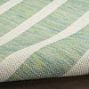 Nourison Positano POS03 Blue Green Ivory Area Rug Detail Image