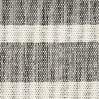Nourison Positano POS03 Charcoal Ivory Area Rug Corner Image