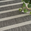 Nourison Positano POS03 Charcoal Ivory Area Rug Texture Image