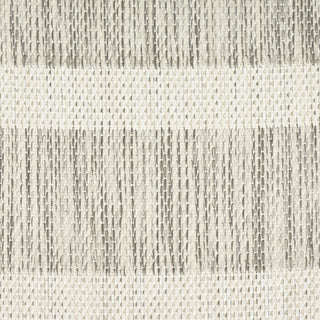 Nourison Positano POS03 Grey Ivory Area Rug Corner Image