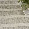 Nourison Positano POS03 Grey Ivory Area Rug Texture Image