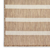 Nourison Positano POS03 Jute Ivory Area Rug Corner Image