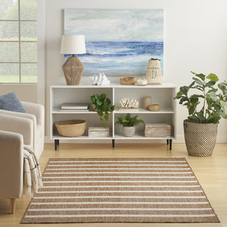 Nourison Positano POS03 Jute Ivory Area Rug Swatch Image