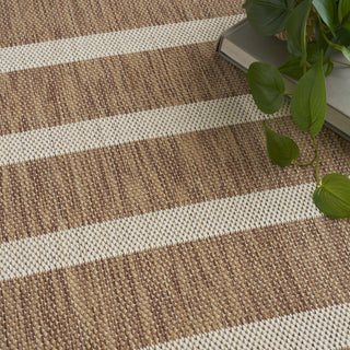 Nourison Positano POS03 Jute Ivory Area Rug Texture Image