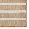 Nourison Positano POS03 Jute Ivory Area Rug Corner Image