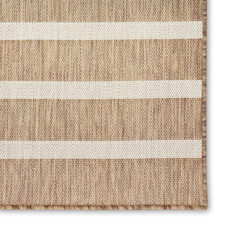 Nourison Positano POS03 Jute Ivory Area Rug Corner Image