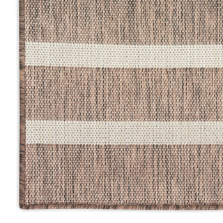 Nourison Positano POS03 Natural Ivory Area Rug Corner Image
