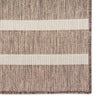 Nourison Positano POS03 Natural Ivory Area Rug Corner Image