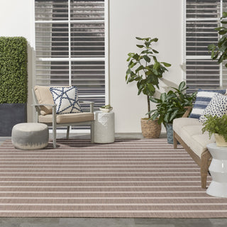 Nourison Positano POS03 Natural Ivory Area Rug Corner Image