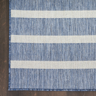 Nourison Positano POS03 Navy Ivory Area Rug main image