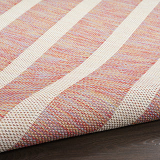Nourison Positano POS03 Rainbow Ivory Area Rug Detail Image