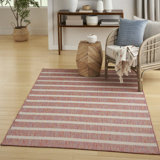 Nourison Positano POS03 Rainbow Ivory Area Rug Corner Image