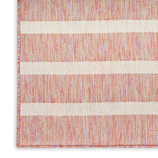 Nourison Positano POS03 Rainbow Ivory Area Rug Corner Image