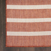 Nourison Positano POS03 Terracotta Ivory Area Rug main image
