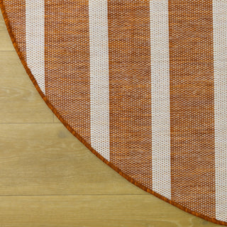Nourison Positano POS03 Terracotta Ivory Area Rug Main Image