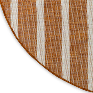 Nourison Positano POS03 Terracotta Ivory Area Rug Corner Image