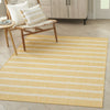 Nourison Positano POS03 Yellow Ivory Area Rug Corner Image