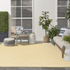 Nourison Positano POS03 Yellow Ivory Area Rug Corner Image