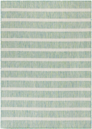 Nourison Positano POS03 Blue Green Ivory Area Rug 