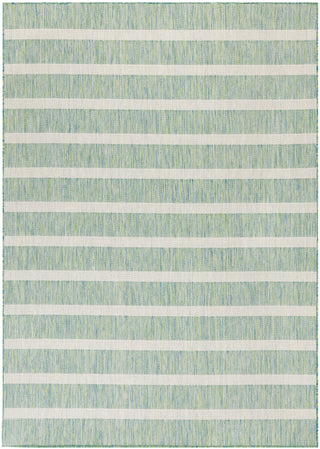 Nourison Positano POS03 Blue Green Ivory Area Rug 