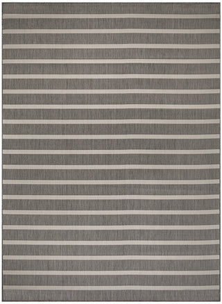 Nourison Positano POS03 Charcoal Ivory Area Rug 