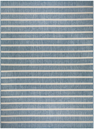 Nourison Positano POS03 Navy Ivory Area Rug 