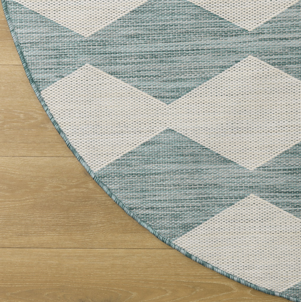 Nourison Positano POS04 Aqua Area Rug main image