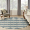 Nourison Positano POS04 Aqua Area Rug Swatch Image