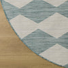 Nourison Positano POS04 Aqua Area Rug Main Image