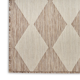 Nourison Positano POS04 Beige Area Rug Corner Image
