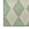 Nourison Positano POS04 Blue Green Area Rug Corner Image