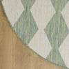 Nourison Positano POS04 Blue Green Area Rug Main Image