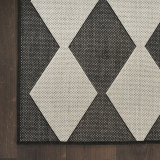 Nourison Positano POS04 Black Area Rug main image