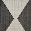 Nourison Positano POS04 Black Area Rug Corner Image