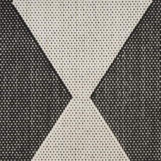 Nourison Positano POS04 Black Area Rug Corner Image