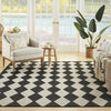 Nourison Positano POS04 Black Area Rug Swatch Image