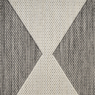 Nourison Positano POS04 Charcoal Area Rug Corner Image