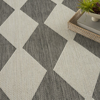 Nourison Positano POS04 Charcoal Area Rug Texture Image