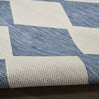 Nourison Positano POS04 Navy Blue Area Rug Detail Image