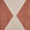 Nourison Positano POS04 Terracotta Area Rug Corner Image