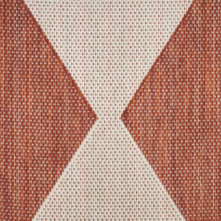 Nourison Positano POS04 Terracotta Area Rug Corner Image