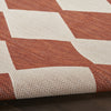 Nourison Positano POS04 Terracotta Area Rug Detail Image