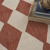 Nourison Positano POS04 Terracotta Area Rug Texture Image