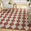 Nourison Positano POS04 Terracotta Area Rug Corner Image