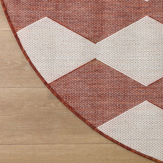 Nourison Positano POS04 Terracotta Area Rug Main Image