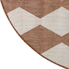 Nourison Positano POS04 Terracotta Area Rug Corner Image